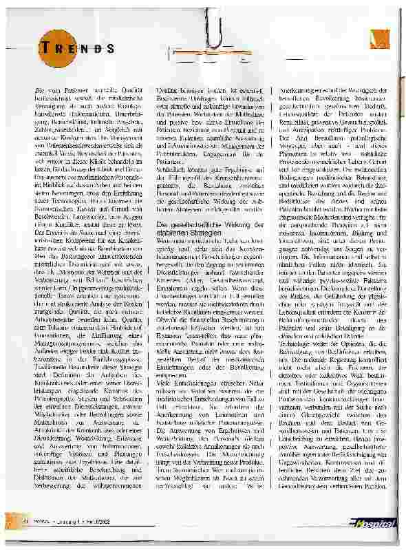 Vorschauseite 2: Krankenhausmarketing: Patientenorientierung