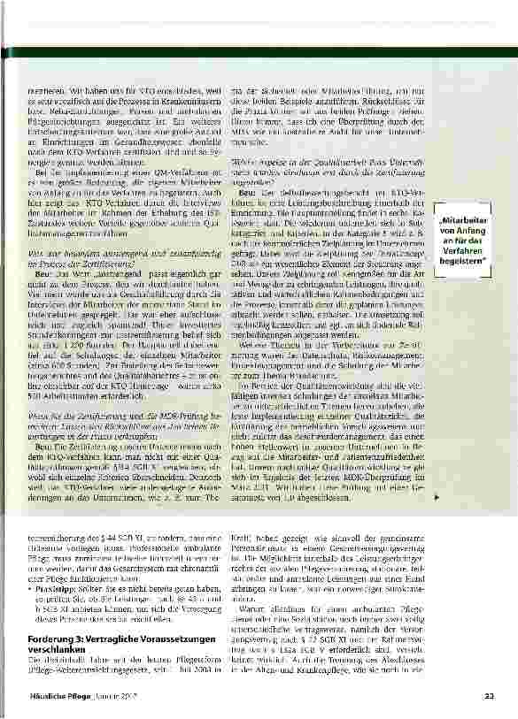 Vorschauseite 4: 2012: Das Jahr der Qualität