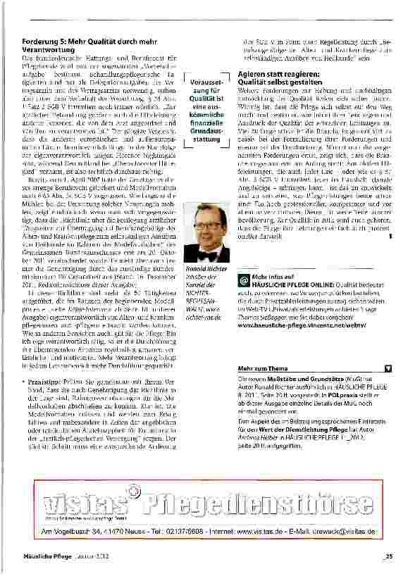 Vorschauseite 6: 2012: Das Jahr der Qualität