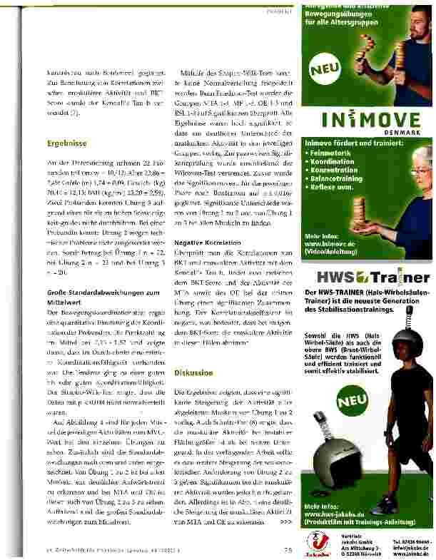 Vorschauseite 4: Sensomotorisches Training zur Aktivierung von M. transversus abdominis und M. multifidus
