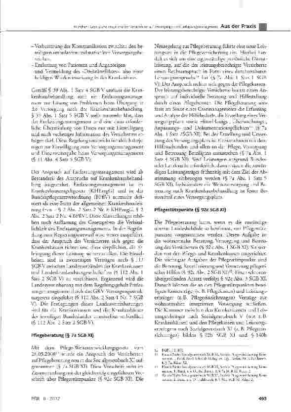 Vorschauseite 3: Gesetzliche Ansprüche der Versicherten auf Versorgungsund Entlassungsmanagement
