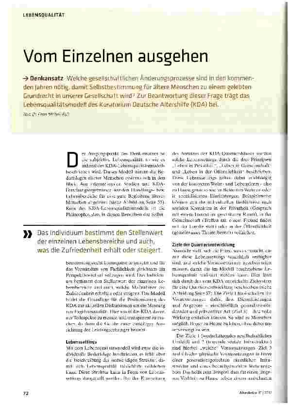 Vorschauseite 1: Vom Einzelnen ausgehen