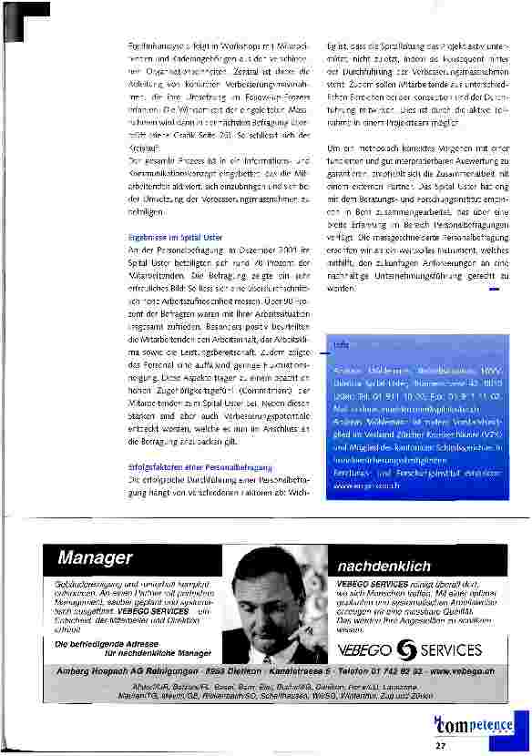Vorschauseite 2: Personalbefragung - Instrument nachhaltiger Unternehmensführung