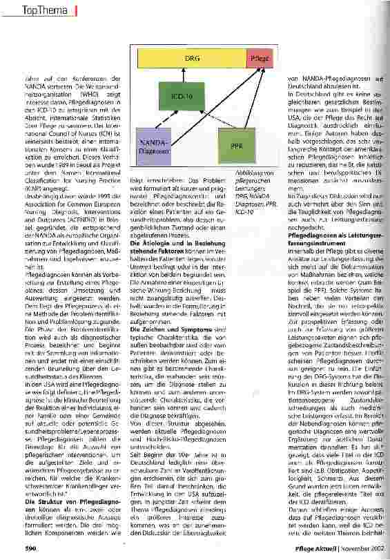 Vorschauseite 3: Dokumentationen und Pflege-Diagnosen