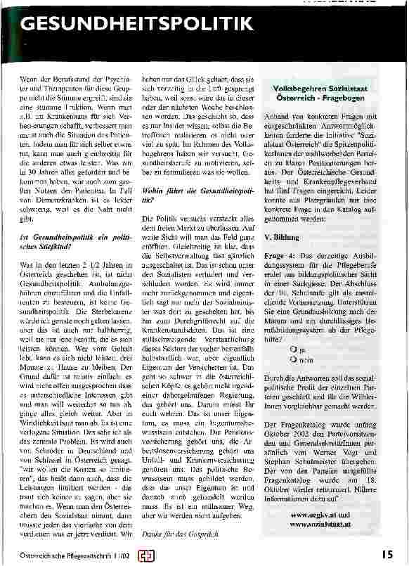 Vorschauseite 4: Elisabeth Marcher und Mag. Elisabeth Rappold im Gespräch mit Dr. Werner Vogt