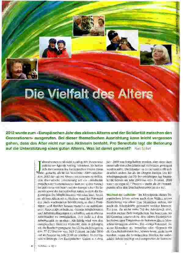 Vorschauseite 1: Die Vielfalt des Alters