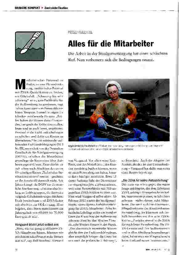 Vorschauseite 1: Alles für die Mitarbeiter