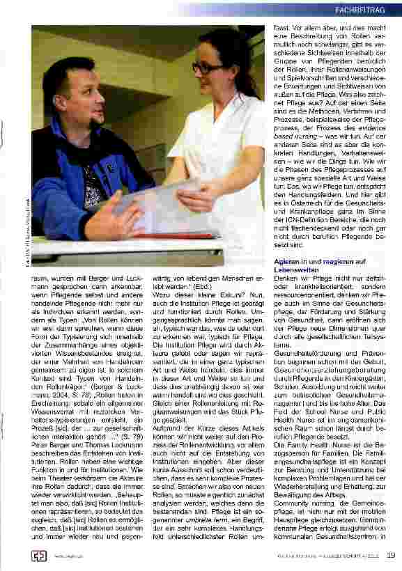 Vorschauseite 2: Quo vadis, Gesundheitsund Krankenpflege in Österreich?