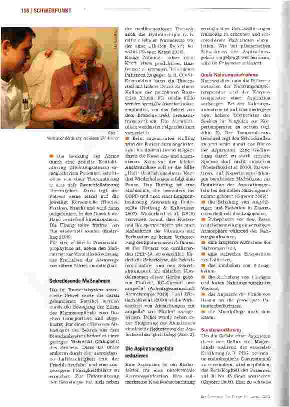 Vorschauseite 3: Pneumonieprophylaxe wissenschaftlich untersucht
