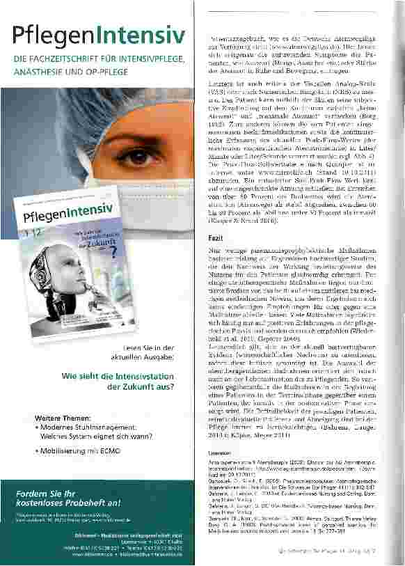 Vorschauseite 5: Pneumonieprophylaxe wissenschaftlich untersucht