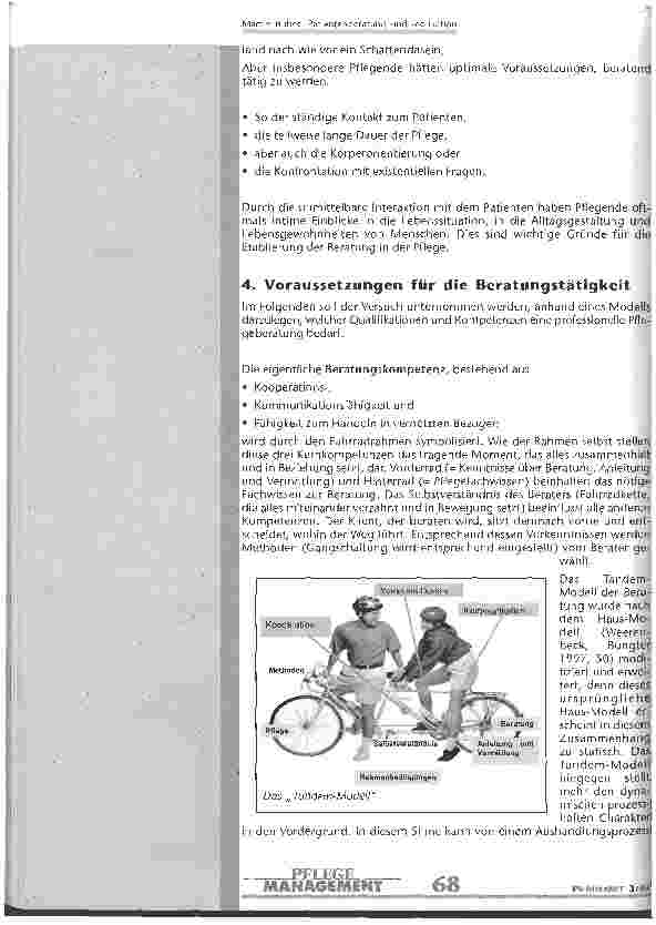 Vorschauseite 4: Patientenberatung und -edukation - welche Anforderungsprofile werden an die Pflege in Zukunft gestellt?