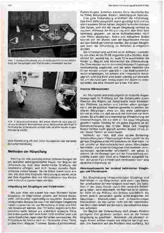 Vorschauseite 2: Pädaudiologie - ein Arbeitsgebiet für Kinderkrankenschwestern