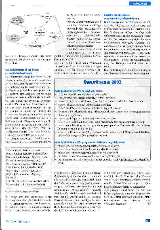 Vorschauseite 2: Verbindliche Qualitätssicherung in der Pflege
