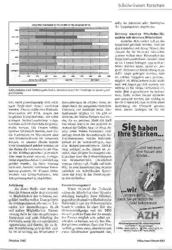 Vorschauseite 3: SCHULERINNEN FORSCHENEINFLUSS DER DYSMENORRHOE AUF GEBURTSWEHEN UND PFLEGERISCHE KONSEQUENZEN