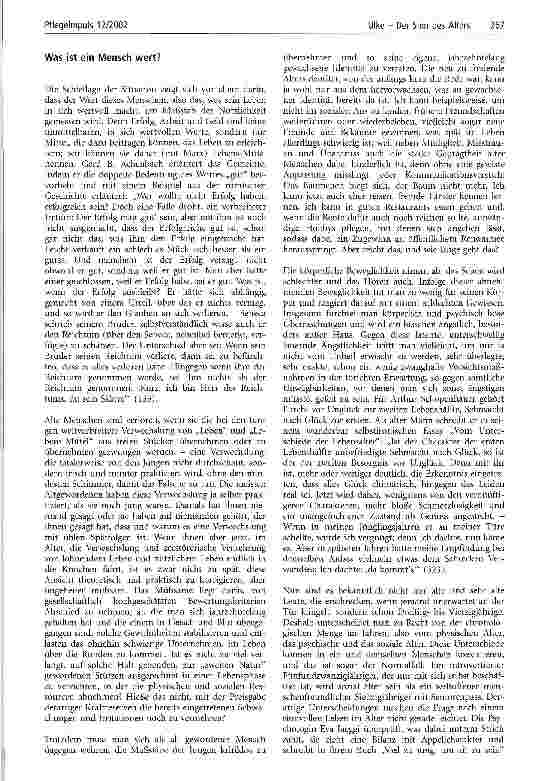 Vorschauseite 2: Der Sinn des Alters
