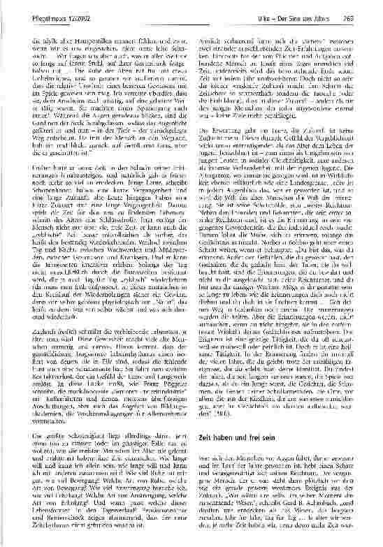Vorschauseite 4: Der Sinn des Alters