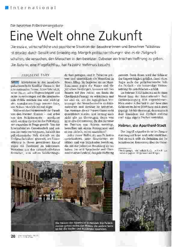 Vorschauseite 1: Eine Welt ohne Zukunft