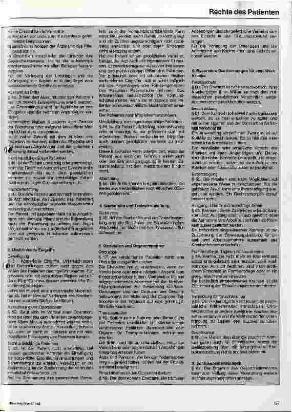 Vorschauseite 6: Krankenpflege und Patientenrechte