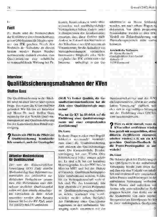 Vorschauseite 3: Qualität statt Quantität