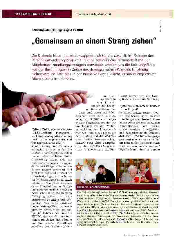 Vorschauseite 1: Gemeinsam an einem Strang ziehen