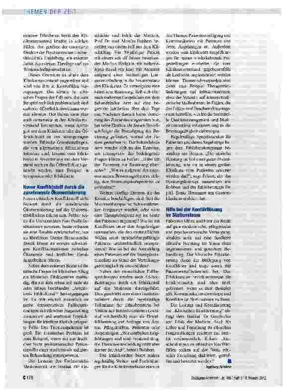 Vorschauseite 2: Ein Beitrag zur Patientenzufriedenheit