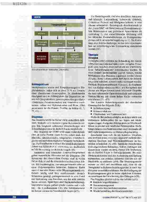 Vorschauseite 4: Behandlungsalgorithmen der chronischen Osteomyelitis