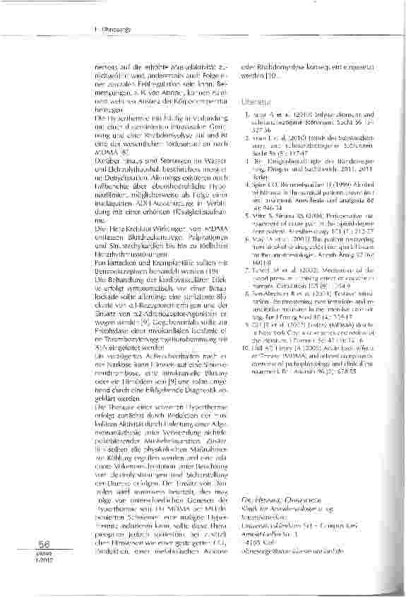 Vorschauseite 4: Anästhesie bei Suchterkrankung