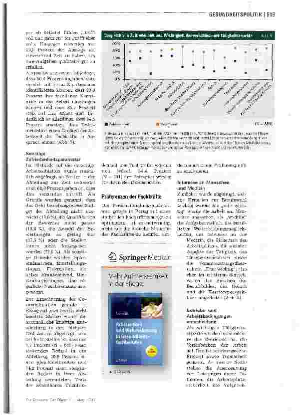 Vorschauseite 6: Arbeitssituation und Präferenzen in deutschen Krankenhäusern