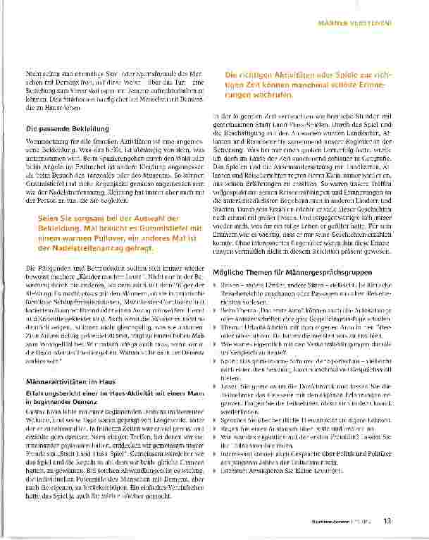 Vorschauseite 3: Männer verstehen Interessenschätze heben!