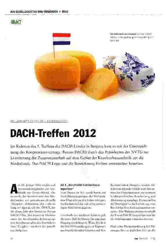 Vorschauseite 1: DACH-Treffen 2012