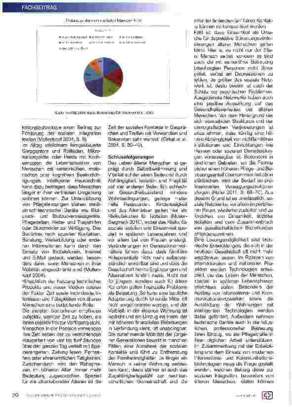 Vorschauseite 4: Soziale Isolation und Einsamkeit älterer Menschen