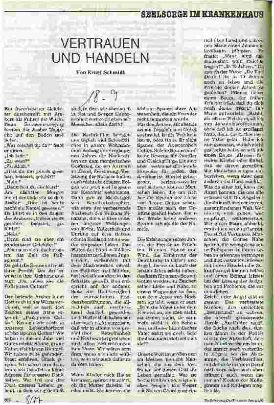 Vorschauseite 1: Vertrauen und Handeln