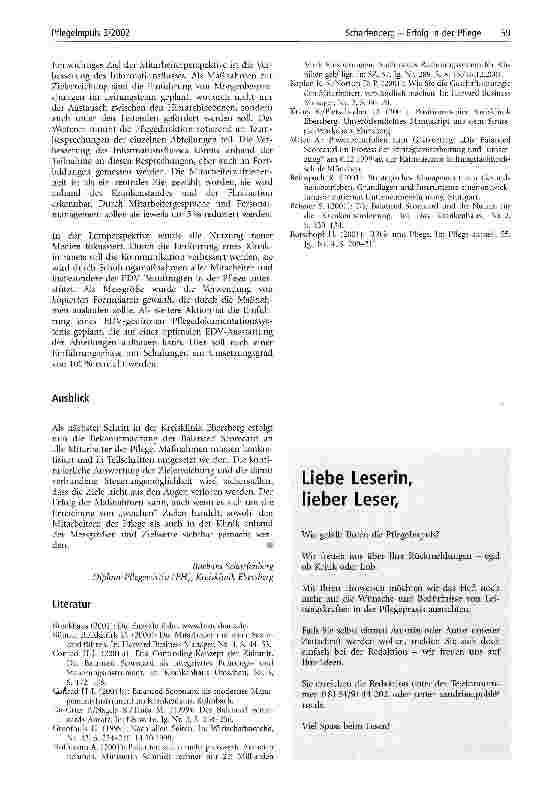 Vorschauseite 5: Erfolg in der Pflege