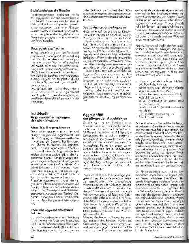 Vorschauseite 2: Aggressivität in der Hauspflege alter Menschen