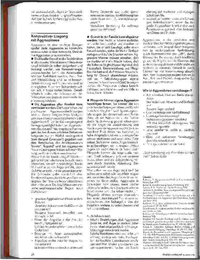 Vorschauseite 4: Aggressivität in der Hauspflege alter Menschen