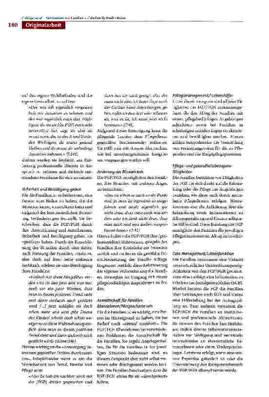 Vorschauseite 6: Die WHO-Pllotstudie zur Family Health Nurse in Deutschland: Sichtweisen von Familien zur Familien gesundheitspflege - Eine qualitative Untersuchung