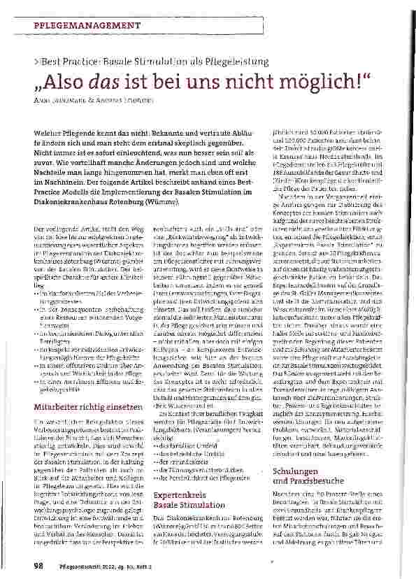 Vorschauseite 1: „Also das ist bei uns nicht möglich!