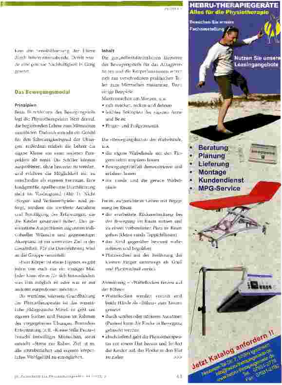 Vorschauseite 2: Gesundheit und Schule