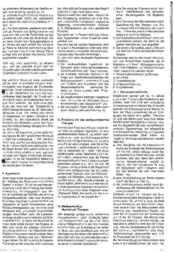 Vorschauseite 2: Die medikamentöse Therapie der arteriellen Hypertonie 4. Folge - Arzneimittellehre