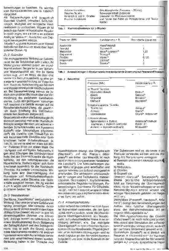 Vorschauseite 3: Die medikamentöse Therapie der arteriellen Hypertonie 4. Folge - Arzneimittellehre