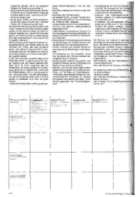 Vorschauseite 5: Erarbeitung von Beurteilungsbögen für Krankenpflegerschülerinnen und Schüler
