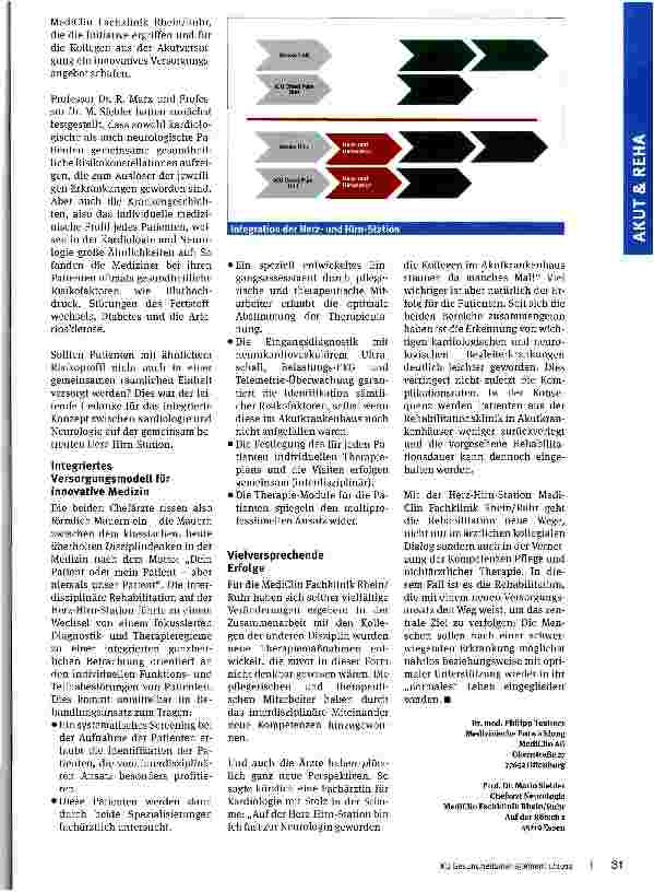 Vorschauseite 2: Die Herz-Hirn-Station
