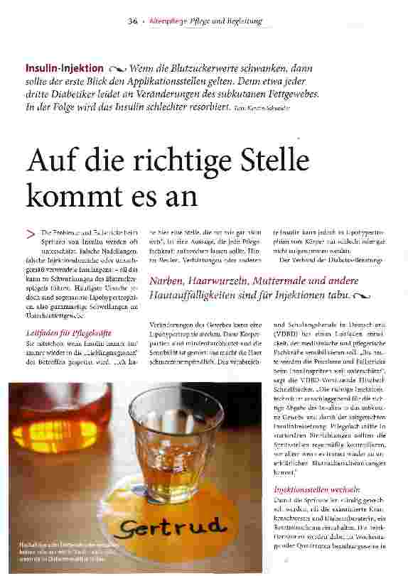 Vorschauseite 1: Auf die richtige Stelle kommt es an
