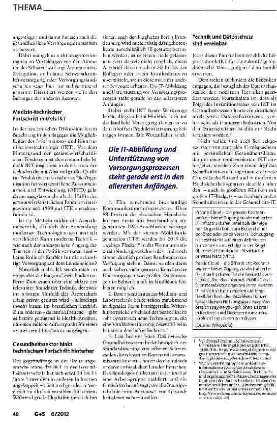Vorschauseite 2: Moderne Informationsund Kommunikationstechnologie als Chance für die ländliche Versorgung
