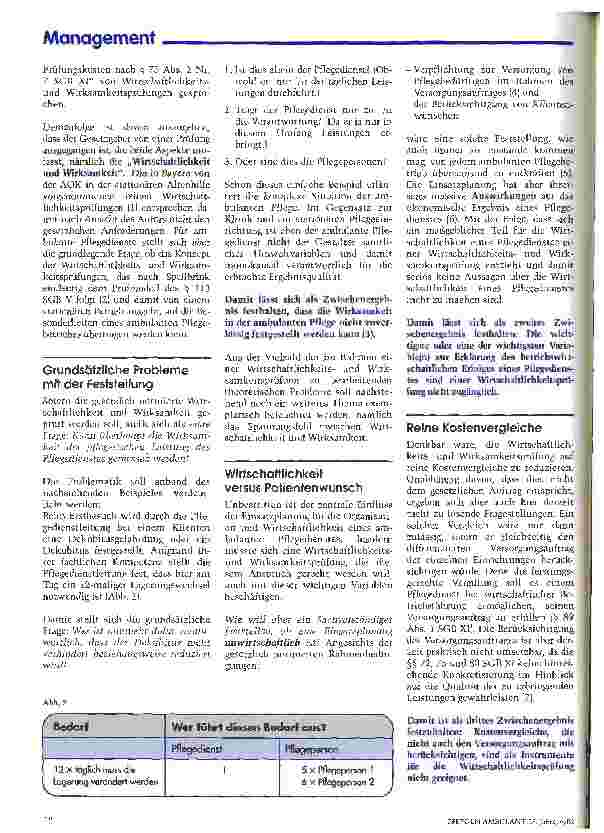Vorschauseite 2: Wie sinnvoll sind Prüfungen in ambulanten Diensten? Diskussionsgrundlagen und Argumente