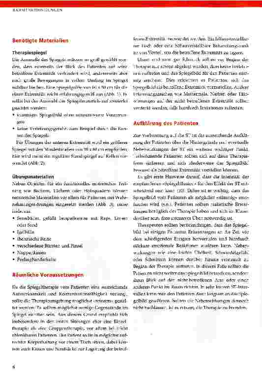 Vorschauseite 6: SPIEGELTHERAPIE