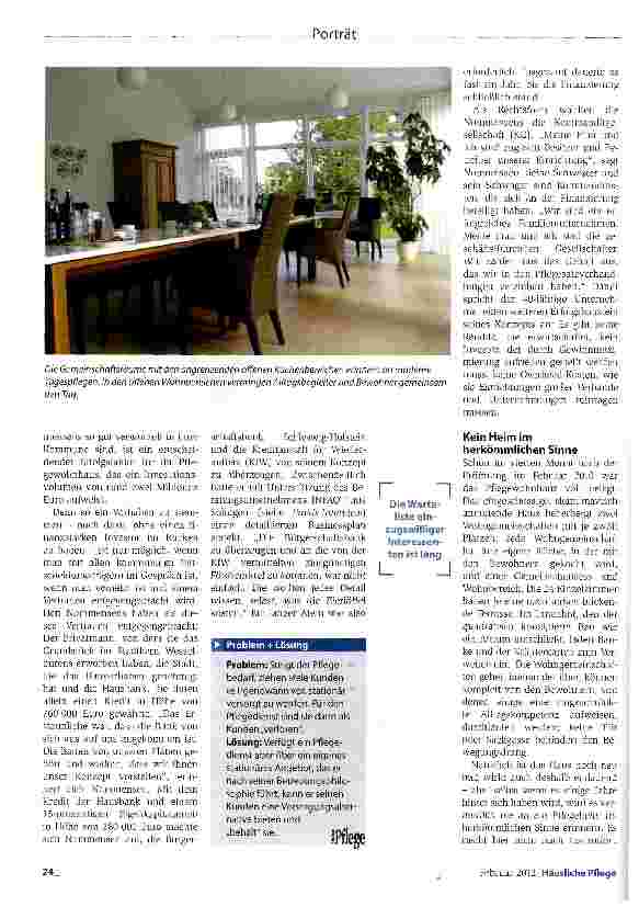 Vorschauseite 2: „Ein Pflegedienst macht die Sache rund
