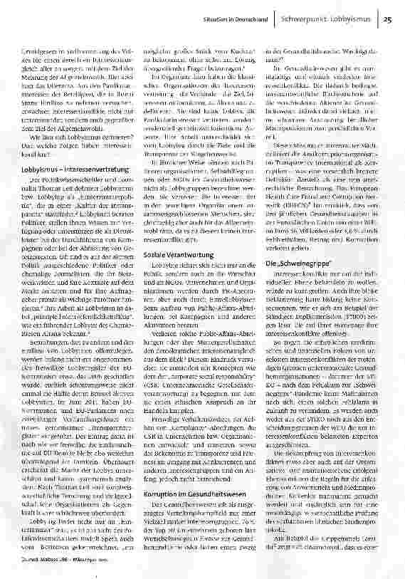 Vorschauseite 2: Eine demokratische Herausforderung