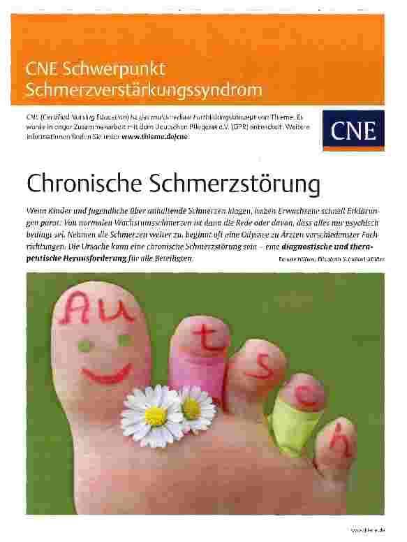 Vorschauseite 1: Chronische Schmerzstörung