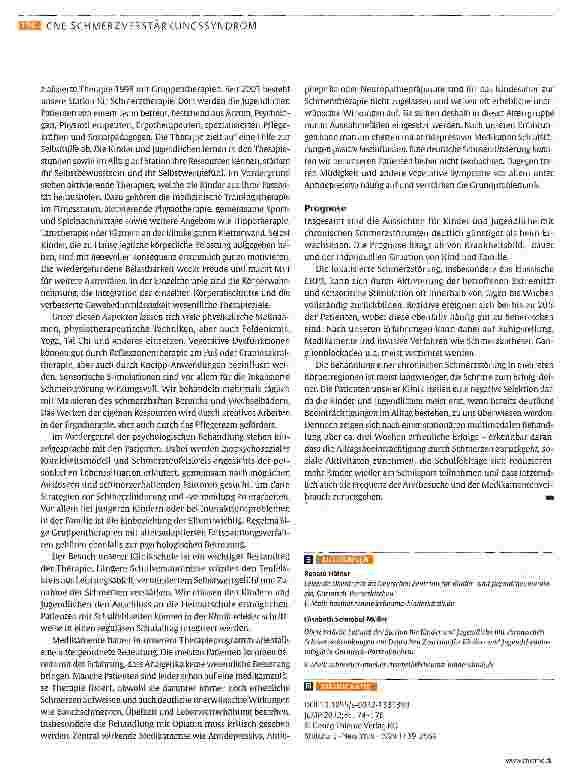 Vorschauseite 3: Chronische Schmerzstörung